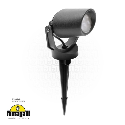 [E1303VC] FUMAGALLI MINITOMMY EL SPIKE GU10 3.5W 3000K  BK Made in Italy 