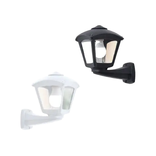 [E1303RAB] FUMAGALLI ROBY WALL CLEAR E27  BK Made in Italy 