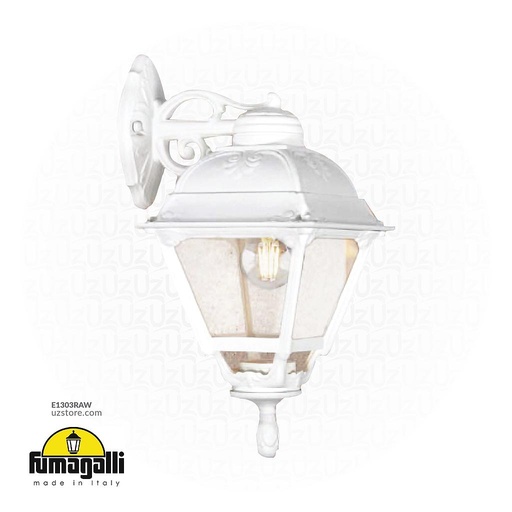 [E1303RAW] FUMAGALLI BISSO/CEFA WALL CLEAR E27 WH Made in Italy 