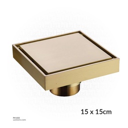 [P4-U22] Archaize Color Brass Floor Drain 9873ALC 15*15