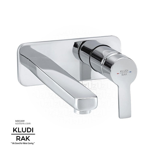 [MX1339] KLUDI RAK Passion 2 Hole Wall Mounted Concealed Basin Mixer (220mm Spout) RAK13024