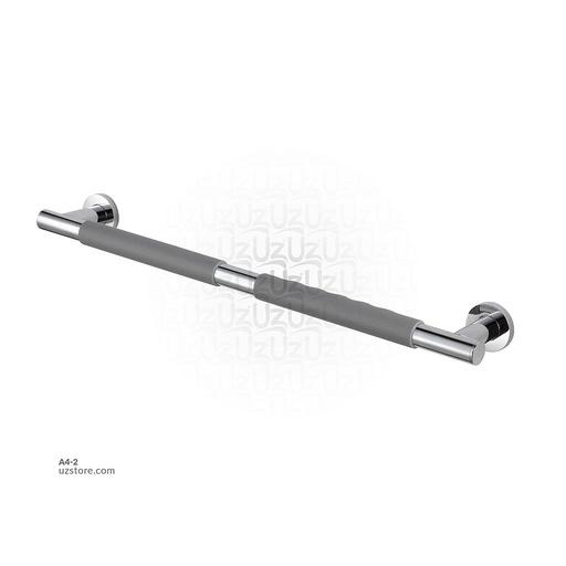 [A4-2] Chromed Grab Bar with rubber Grip 
(600mm)  304 stainless steel