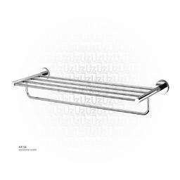 [A4-16] ChromeDouble towel rack 64.5x21x11cm Brass & stainless steel 