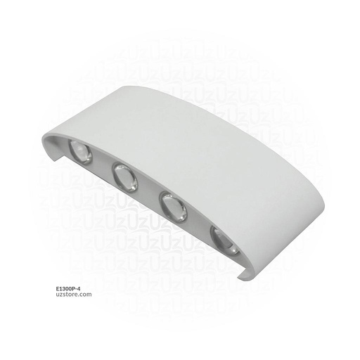 [E1300P-4] LED Outdoor Wall light 036  8*3W WW Silver  AC85V-265V 