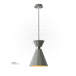 [E1051GY] Hanging Light E27 YGP038 Grey 