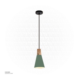 [E1051BG] Pendant Light E27 7745/A Olive Green 