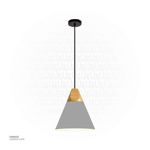 [E1051CE] Pendant Light E27 7745/C GREY