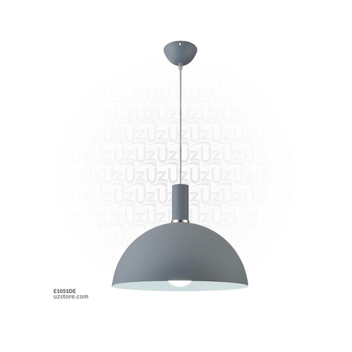 [E1051DE] Pendant Light E27 7477/350 GREY