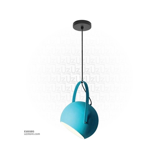 [E1051EG] Pendant Light E27 7507-200 Olive Green