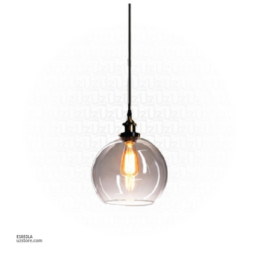 [E1052LA] Glass Pendant Light E27 9453/A