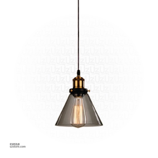 [E1052LB] Glass Pendant Light E27 9453/B