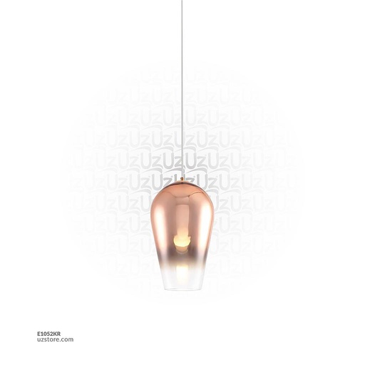 [E1052KR] Pendant Light E27 10287/1S ROSEGOLD 