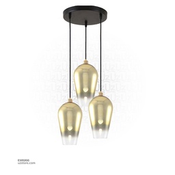 [E1052GG] Hanging Light E27 10287/3S golden 400mm base