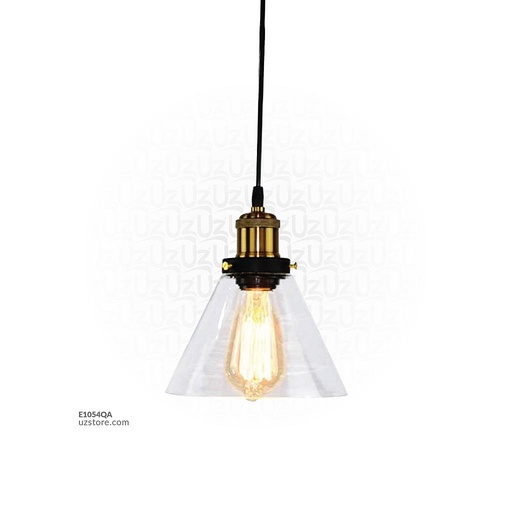[E1054QA] Clear Glass Pendant Light MD1218 φ180*H215