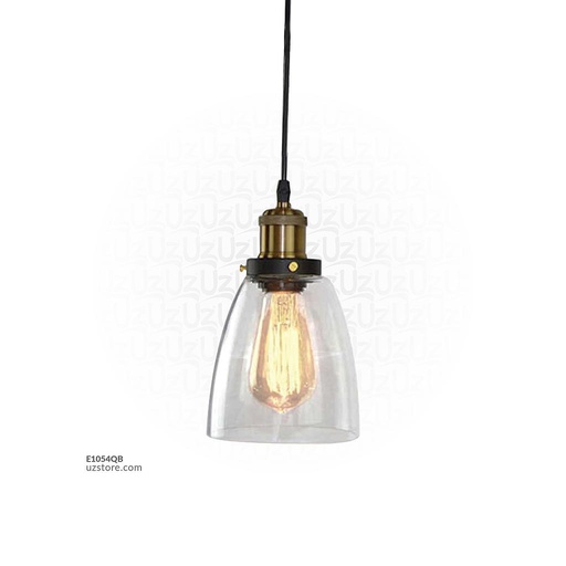 [E1054QB] Clear Glass Pendant Light MD1219 φ140*H240