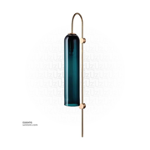 [E1054TG] Blue Glass Wall Light MB3165 φ190*H700