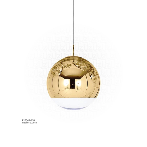 [E1054A-150] Gold Spherical Pendant Light MD1238-150 D150