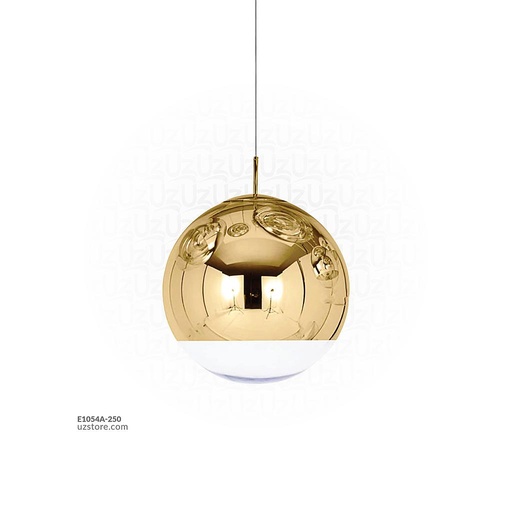 [E1054A-250] Gold Spherical Pendant Light MD1238-250 D250