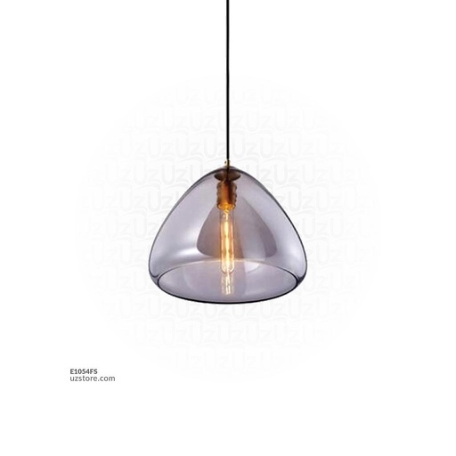 [E1054FS] Smoky Grey Glass Pendant Light MD3208-AL D350*H290