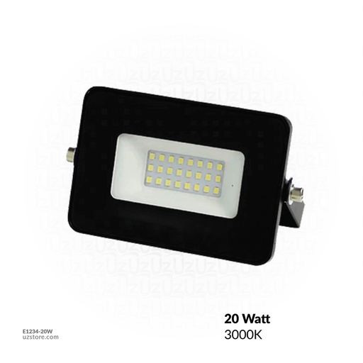 [E1234-20W] كشاف اناره 20 وط أصفر led