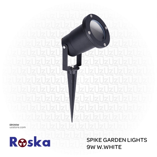 [ER1310W] ROSKA 9W Spike Garden Lights R-9G WW