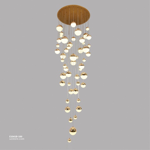 [E1041B-100] Balls Chandelier 6M - Base 100 cm - 100 Balls 9339/100