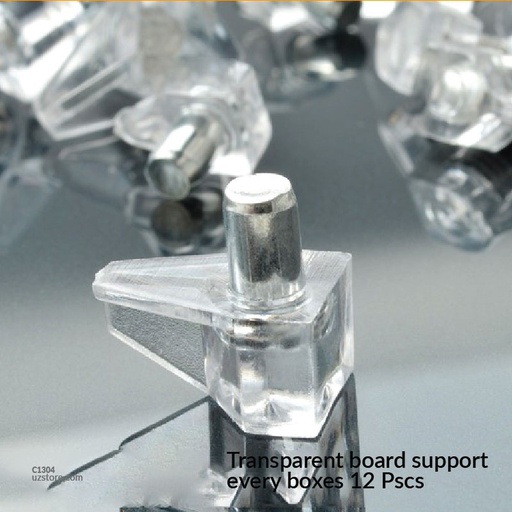 [C1304] Transparent board support every boxes 12 Pscs CT-2134