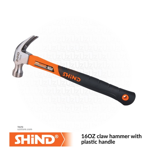 [TN70] Shind - 16OZ claw hammer with plastic handle 94555