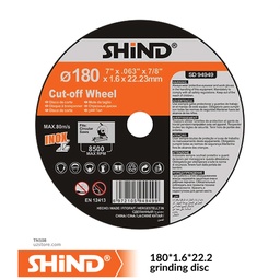 [TN108] Shind - 180*1.6*22.2 grinding disc 94949