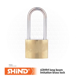 [TN163] Shind - 63MM long beam imitation brass lock 37449