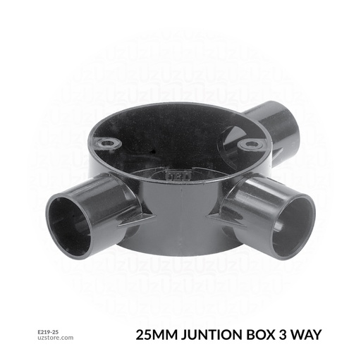 [E219-25] 25MM JUNTION BOX 3 WAY