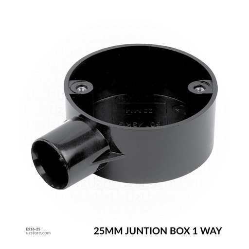 [E216-25] 25MM JUNTION BOX 1 WAY