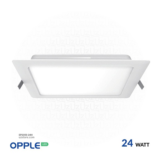 [EP235-24D] OPPLE LED Down Light Ecomax ESIII
 Square Slim 24W , 6500K Day Light 