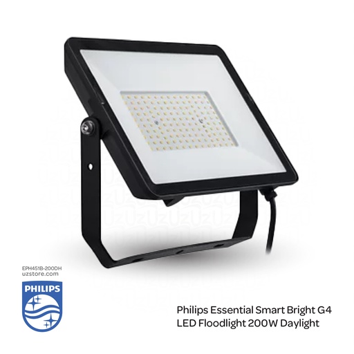 [EPH451B-200DH] PHILIPS Essential Smart Bright LED Flood Light G4 LED180/CW BVP150 200W , 6500K Cool DayLight 