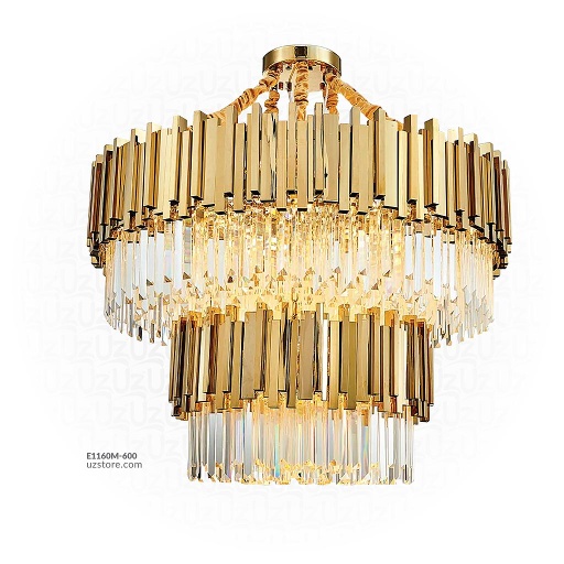 [E1160M-800] Gold Chandelier Light MD4191 D600*H420