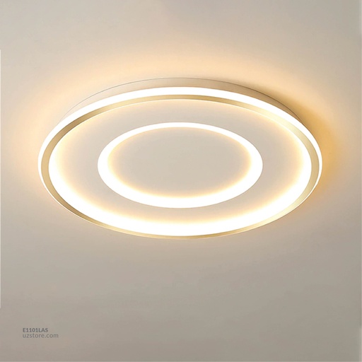 [E1101LAS] LED Ceiling Light A-89 Gold Frame