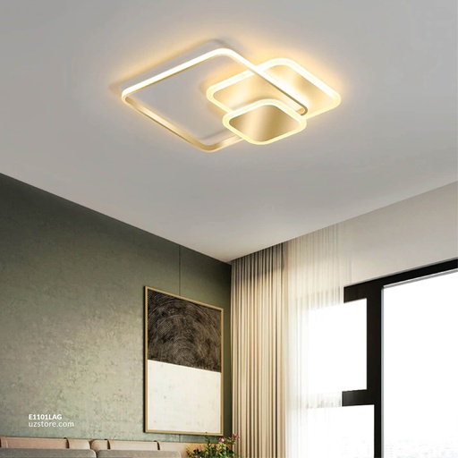 [E1101LAG] LED Ceiling Light A-09 Gold Frame