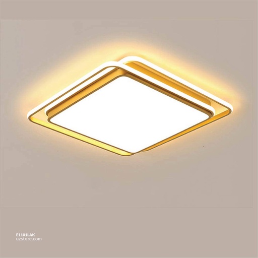 [E1101LAK] مصباح السقف LED بإطار ذهبي B-02