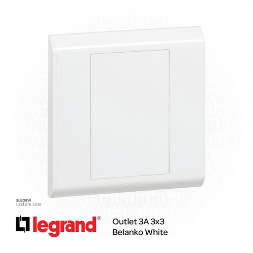 [SLB38W] Outlet 3A 3*3 Legrand Belanko White