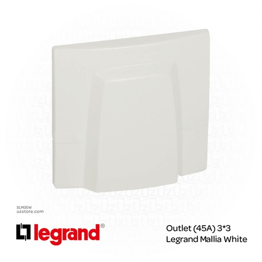 [SLM35W] Out light (45A) 3*3 Legrand Mallia White