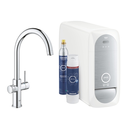 [GR31545001] GROHE GROHE Blue Home C-spout Starter kit , 31545001 , chrome