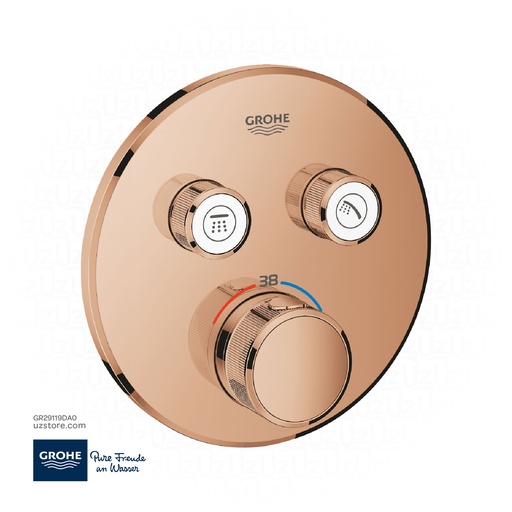 [GR29119DA0] GROHE Grohtherm SmartControl Safety mixer for concealed installation with 2 valves , 29119DA0 , warm sunset