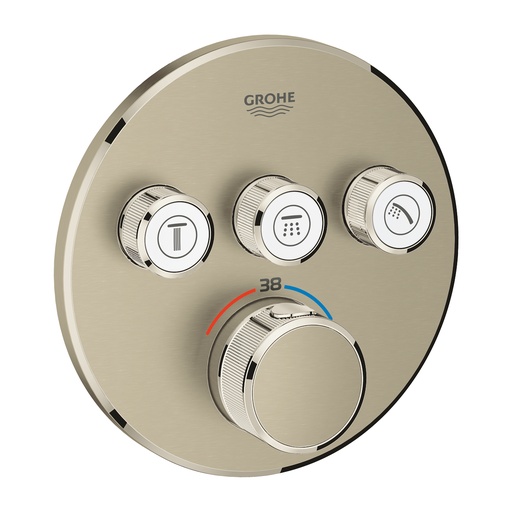 [GR29121EN0] GROHE Grohtherm SmartControl Safety mixer for concealed installation with 3 valves , 29121EN0 , brushed nickel