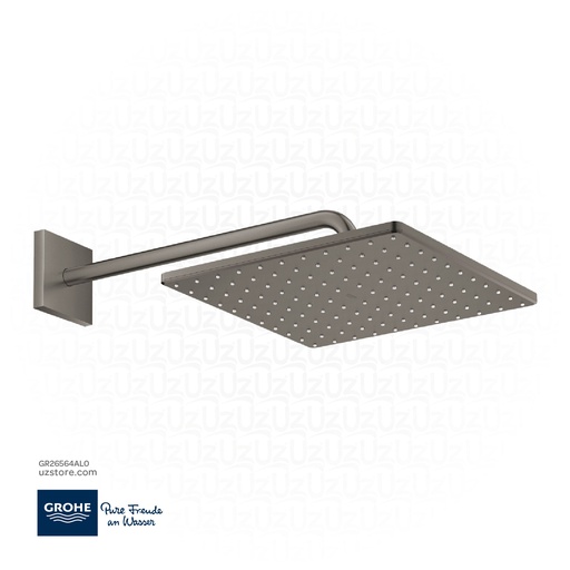 [GR26564AL0] GROHE Rainshower Mono 310 Cube Head shower set 422 mm , 1 spray , 26564AL0 , brushed hard graphite