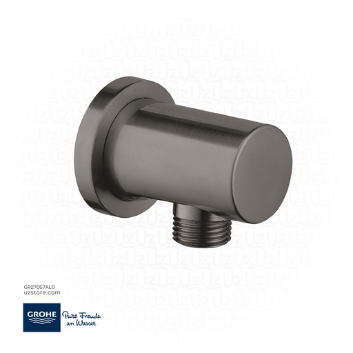[GR27057AL0] GROHE Rainshower Shower outlet elbow 1/2" , 27057AL0 , brushed hard graphite