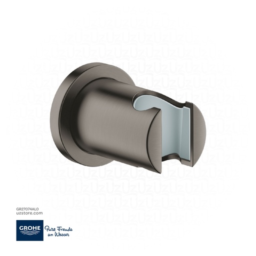 [GR27074AL0] GROHE Rainshower Wall hand shower holder , 27074AL0 , brushed hard graphite