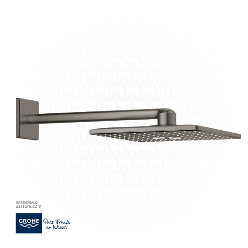 [GR26479AL0] GROHE Rainshower SmartActive 310 Cube Head shower set 430 mm , 2 sprays , 26479AL0 , brushed hard graphite