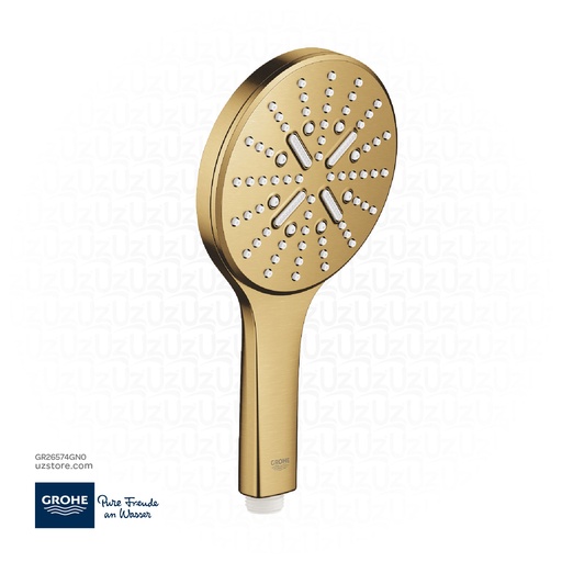 [GR26574GN0] GROHE Rainshower SmartActive 130 Hand shower 3 sprays , 26574GN0 , brushed cool sunrise