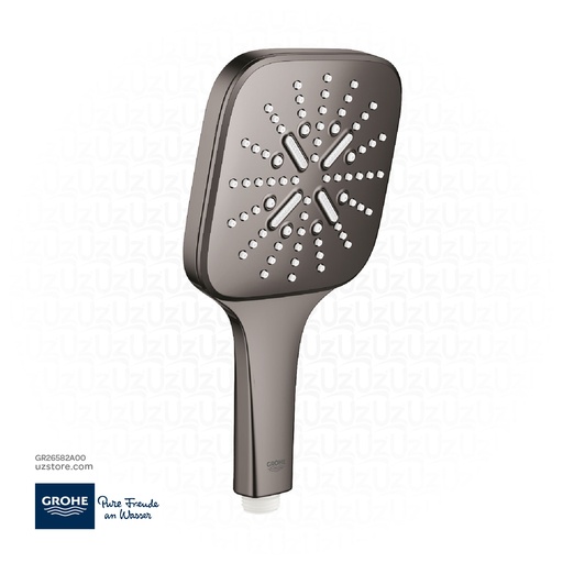 [GR26582A00] GROHE Rainshower SmartActive 130 Cube Hand shower 3 sprays , 26582A00 , hard graphite