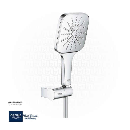 [GR26588000] GROHE Rainshower SmartActive 130 Cube Wall holder set 3 sprays , 26588000 , chrome